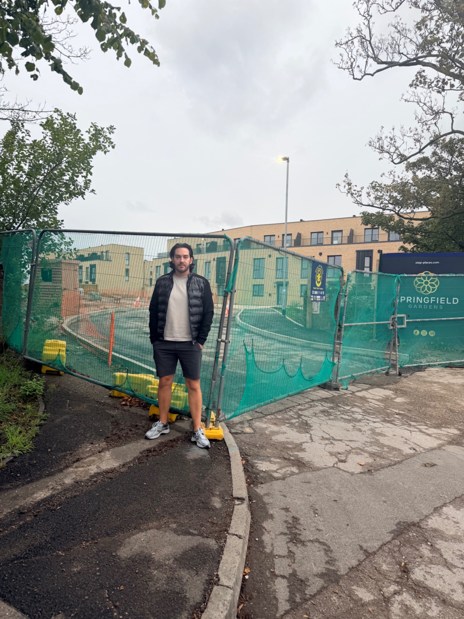 David Brookes-Lennon at Springfield Gardens